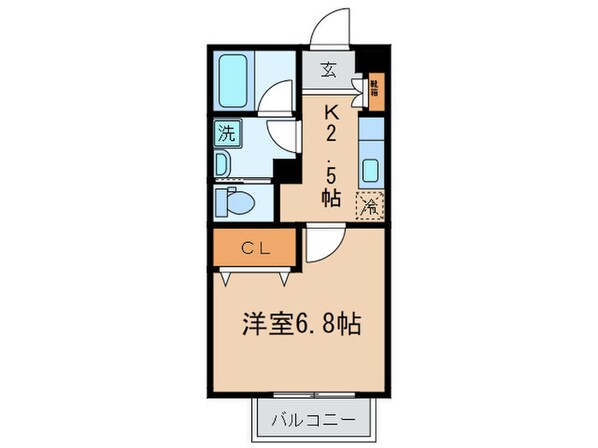 ＬＡ－ＤＡＮＤＵＲＵの物件間取画像